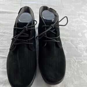 Cole Haan Mens Shoes Size 8.5 Black Suede Chukka Boots Lace Up